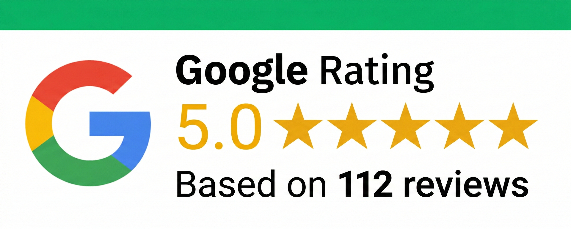 Google 5-Star Rating Badge